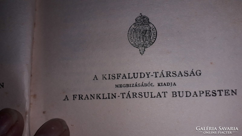 1900. Antique Hungarian classics: book of works of Sándor Kisfaludy according to the pictures, Franklin