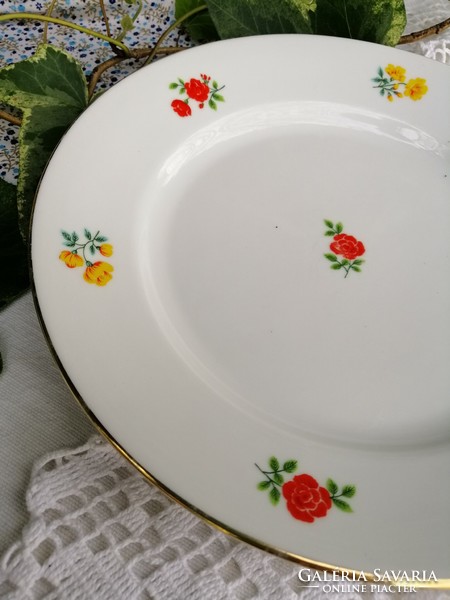 Zsolnay porcelán lapos tányér