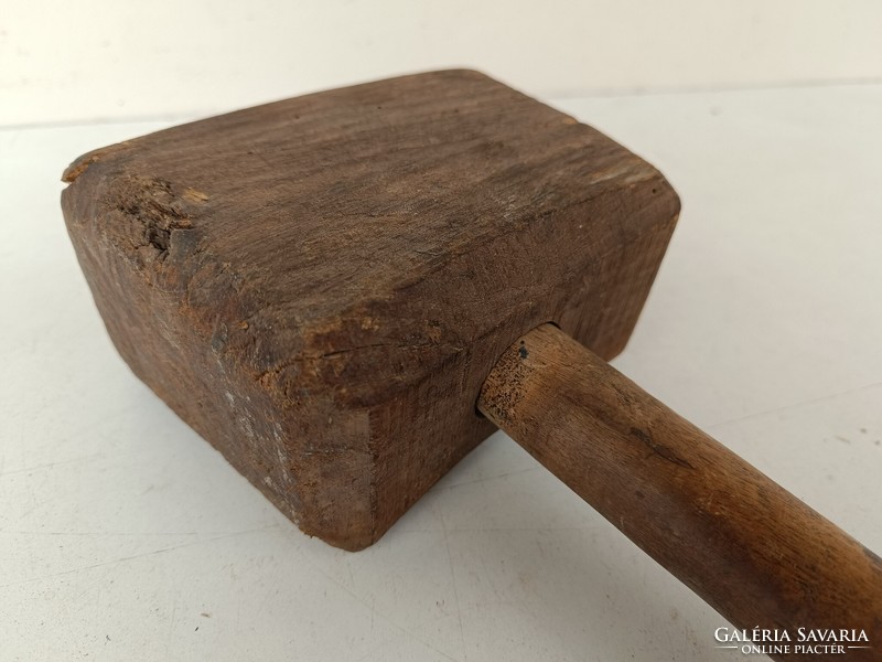 Antik asztalos szerszám fakalapács fa kalapács 981 8648