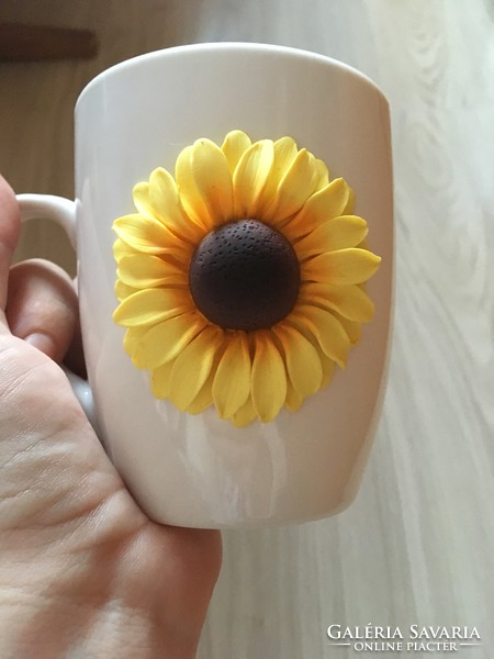 Unique floral mug