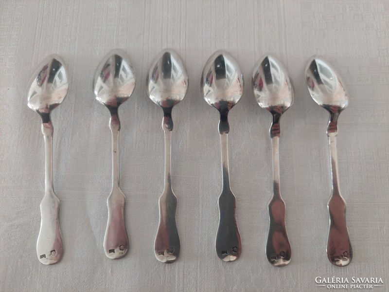Silver coffee spoon set