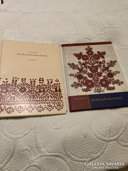 Mariann Varga: Matyó Mezőkövesd embroideries + sample sheets ultra rare! Almost new!