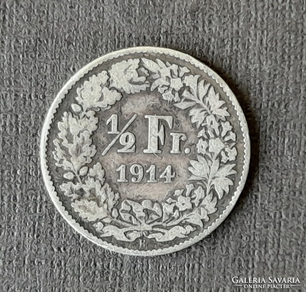 Svájc - 1/2 frank 1914 B