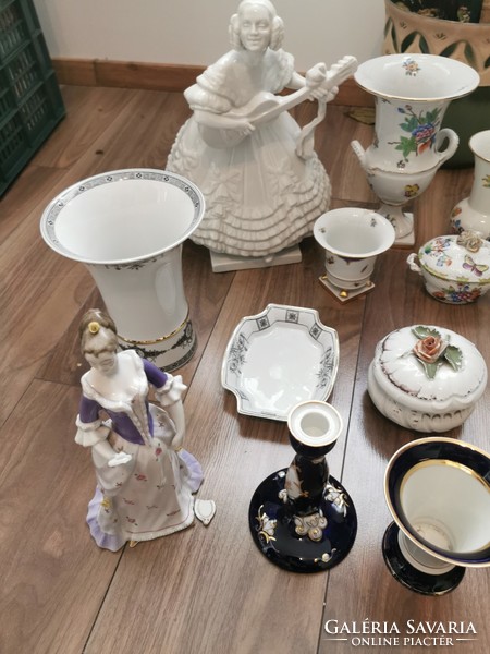 Herend, Zsolnay, Hollóházi, Royal Dux porcelains