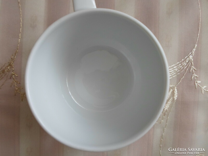 Bavaria porcelain, patterned white coffee cup