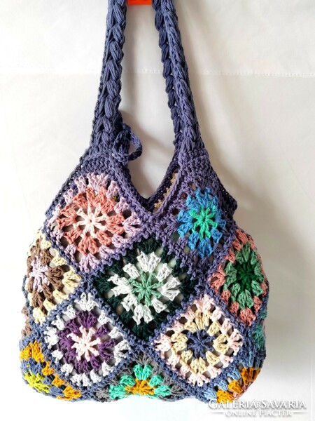 Crochet shoulder bag, backpack