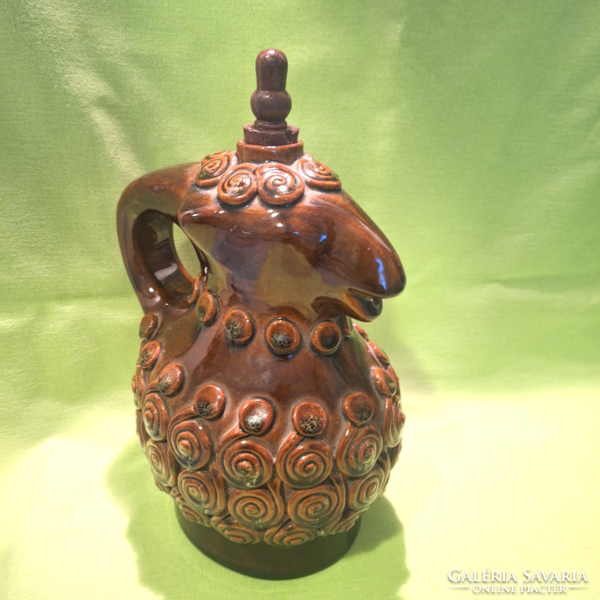 Ceramic ram, jug, pouring rarity! (Large)