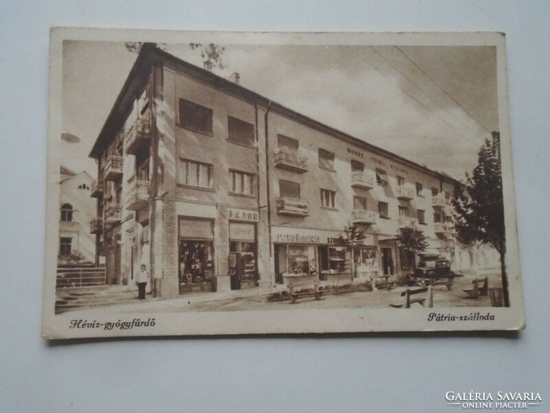 D201876 Hévíz - spa - patria hotel - old postcard - 1940's