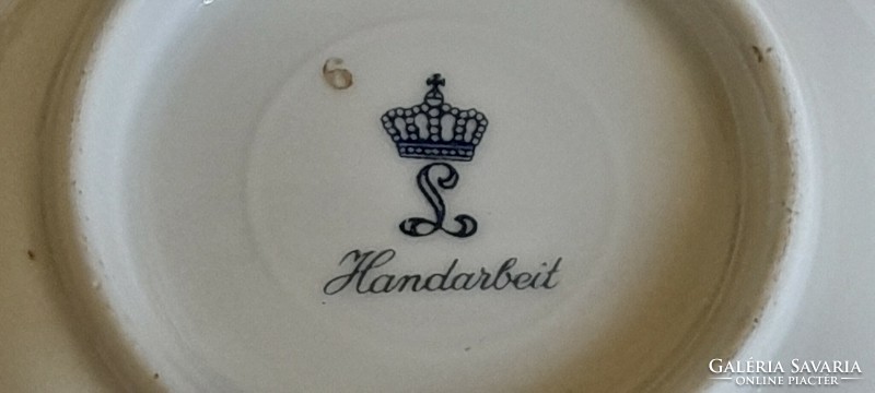 Small plate 75mm 2 in one handarbeit oscar schlegelmilch 1950 - 1972