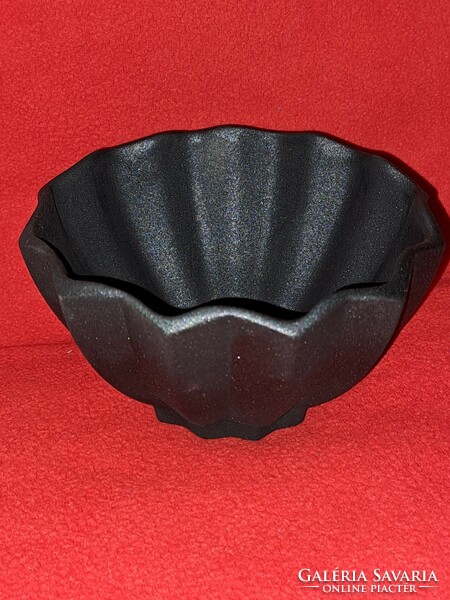 Zsolnay pyrogranite, 12-angled caspo, serving bowl, centerpiece, etc.