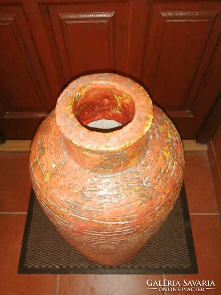 Iparművész kerámia váza - 65 cm magas