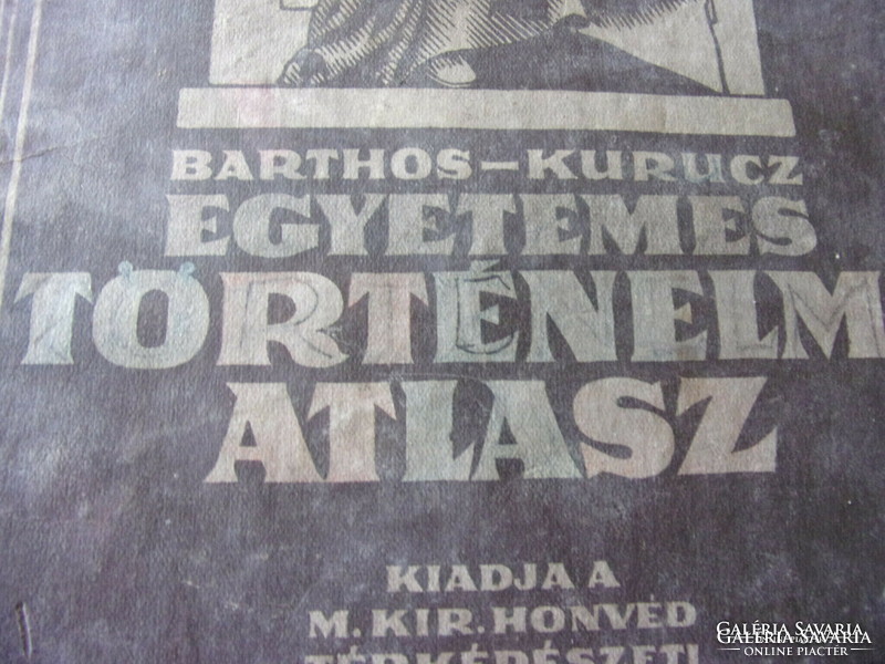 EGYETEMES TÖRTÉNELMI ATLASZ 1932-es kiadás Bathos-Kurucz