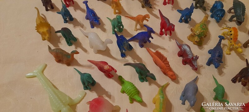 Dínó dinoszaurusz játékfigura 5-10cm 47db egyben