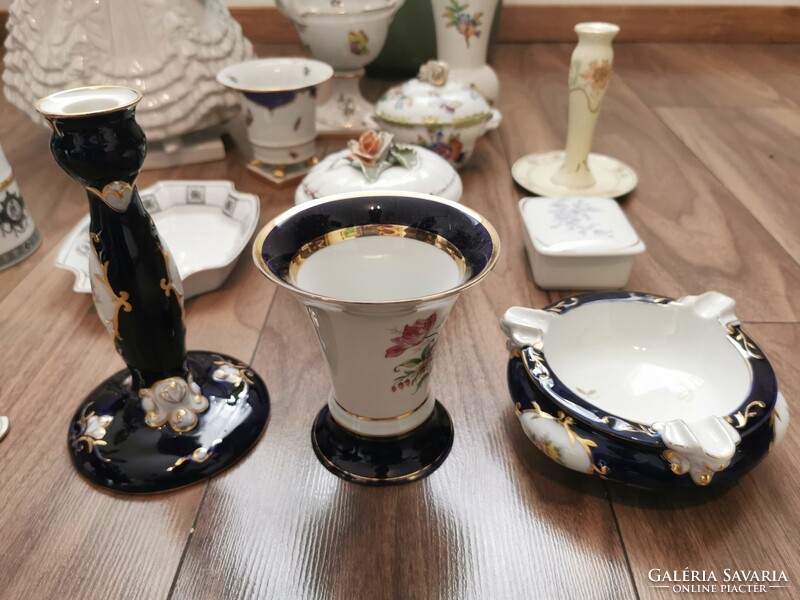 Herendi,Zsolnay,Hollóházi,Royal Dux porcelánok