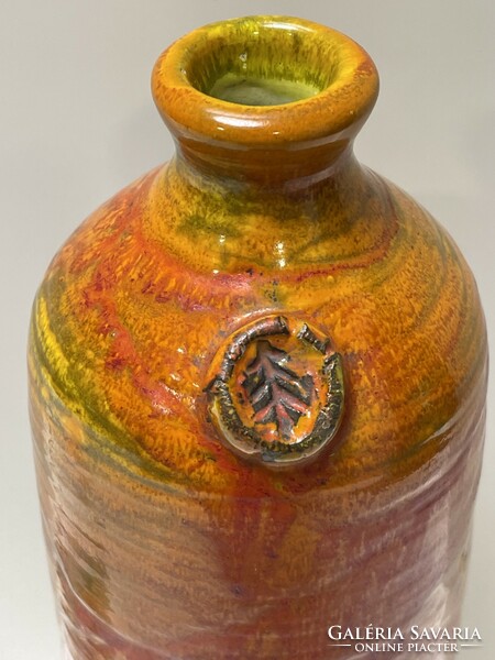 Antique stoneware bottle
