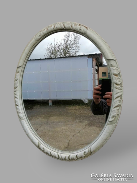 Provence oval mirror