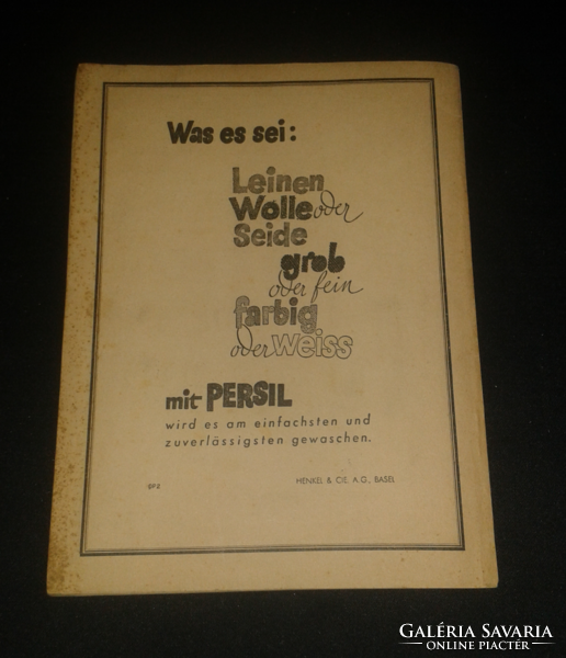 1935 Zwingli Kalender, ( kalendárium )