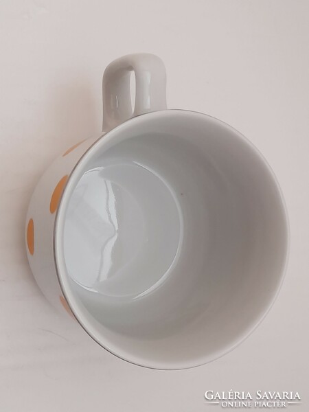 Zsolnay mug with orange dots