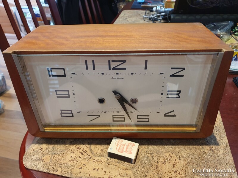 Retro soviet amber table clock freshly serviced cccp socialist real cooper