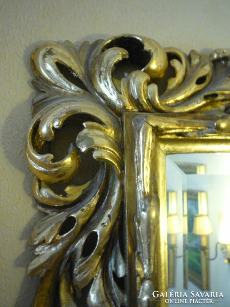 Gilt wood, carved mirror frame xix. 2404 02 of the century