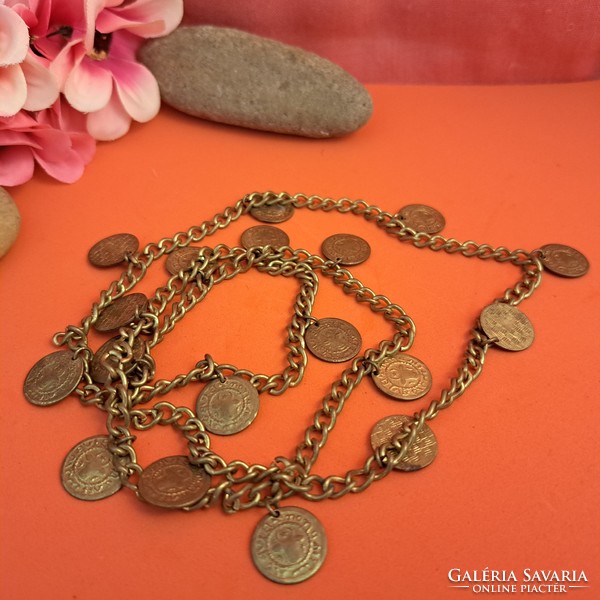 Old oriental necklaces 80 cm