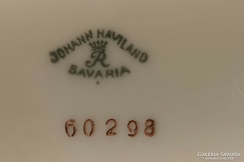 Johannes Haviland Bavaria antik 12 személyes étkészlet
