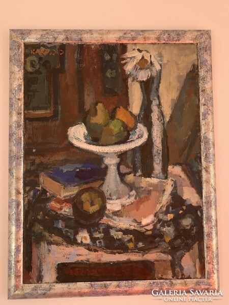 Dalma Kakusz rare impressionist picture 60x80 oil