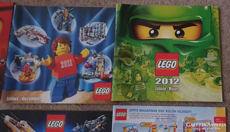 Lego catalogs 2007-2012