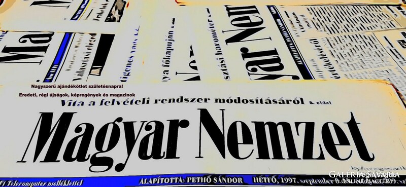 1968 május 3  /  Magyar Nemzet  /  SZÜLETÉSNAPRA :-) Eredeti, régi újság Ssz.:  18205