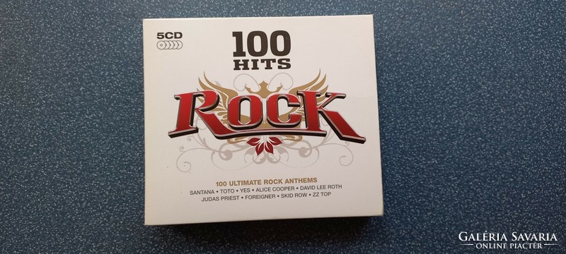 100 Hits rock in 5 cd boxes