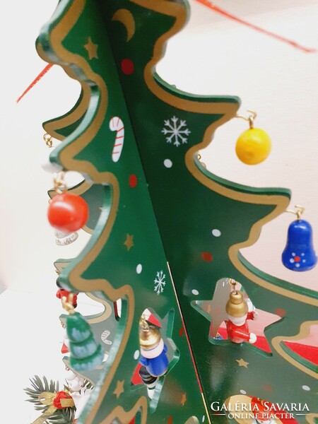 Musical tree Christmas tree winter decoration, 37 cm high