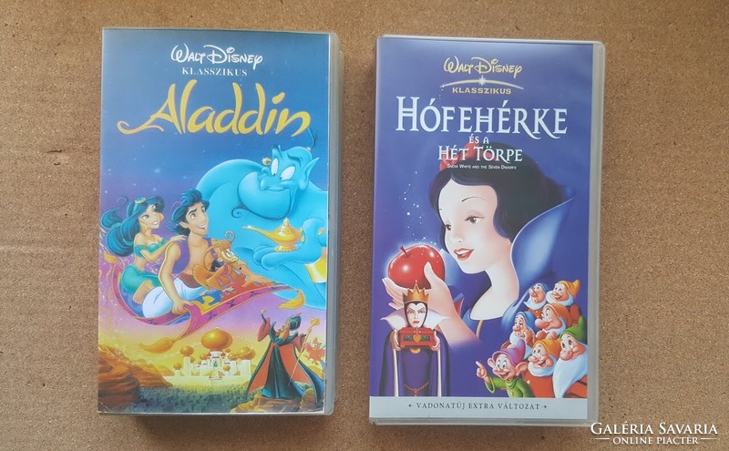 2 db Walt Disney klasszikus mese. (VHS) 1ik RITKA!