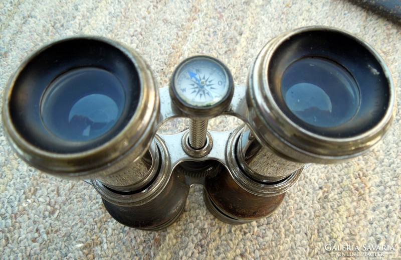 Antique military binoculars