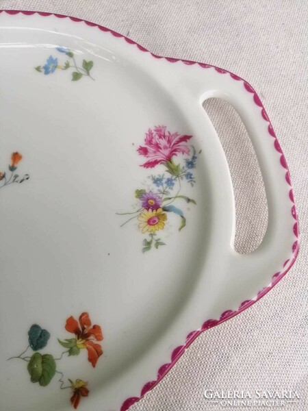 Porcelán szendvicses kínáló tál