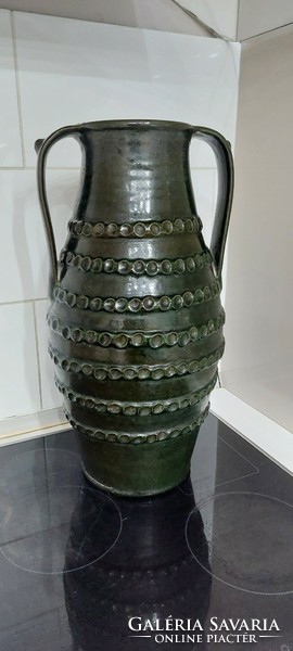 Ceramic floor vase