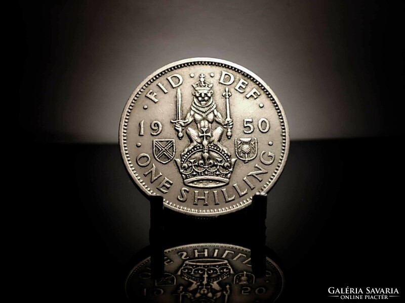 Egyesült Királyság 1 shilling, 1950 Skócia címere
