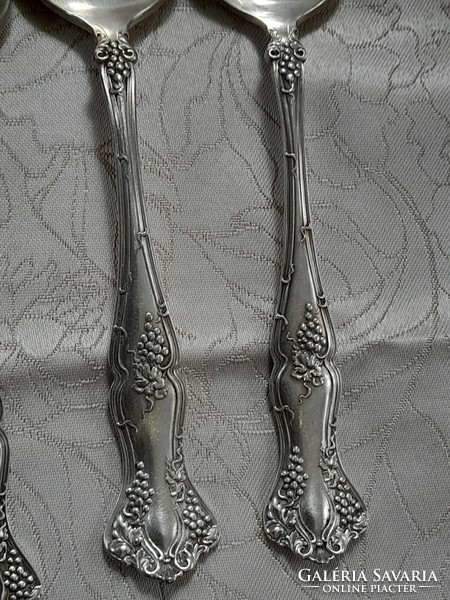 5 1847 rogers bros silver plated spoons