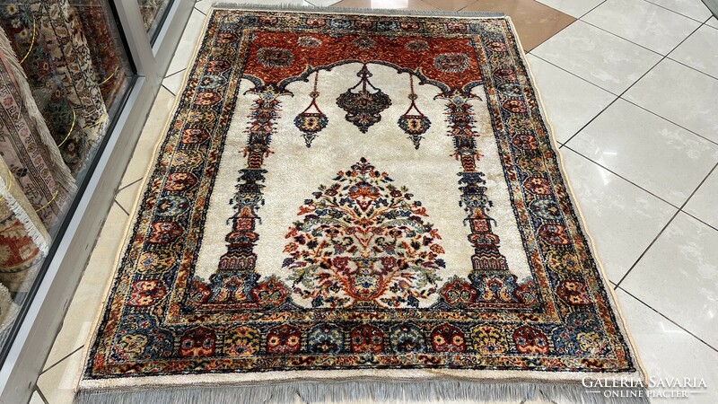 3576 Dreamy cotton silk Turkish pattern machine Persian carpet 130x170cm free courier price
