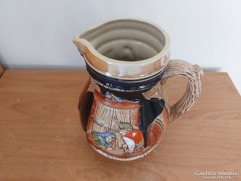 (K) nice German ceramic jug, approx. 18 cm high