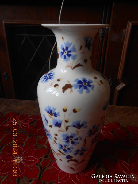 Zsolnay cornflower patterned vase