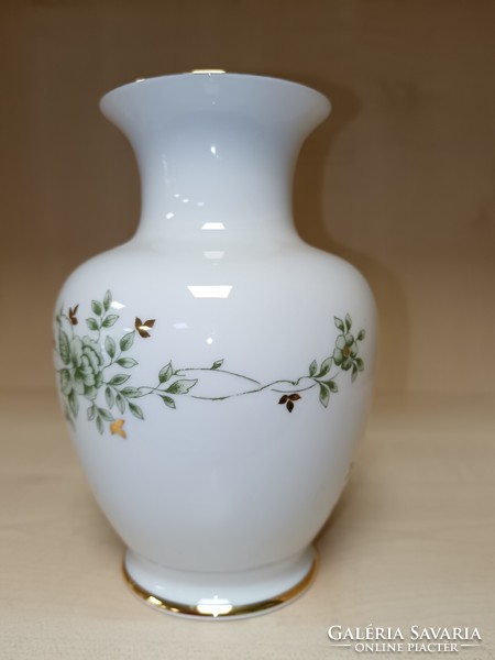 Hollóházi erika patterned vase