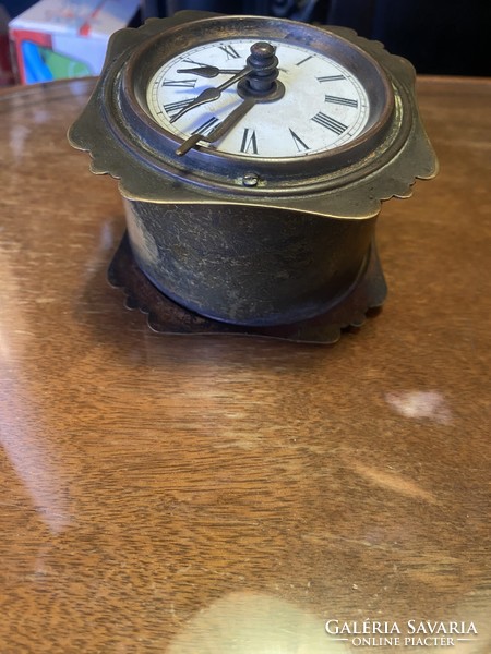 Antique alarm clock copper