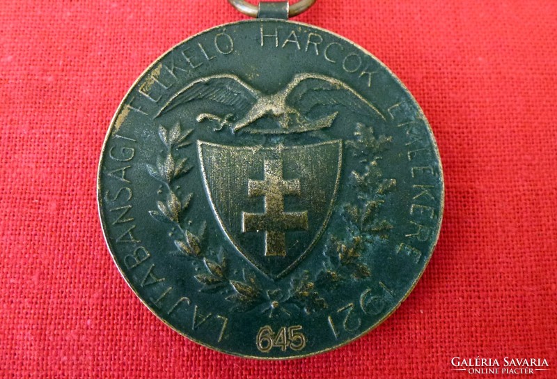 1921-1929. "Lajtabánsági Emlékérem" (Prónay kitüntetés)