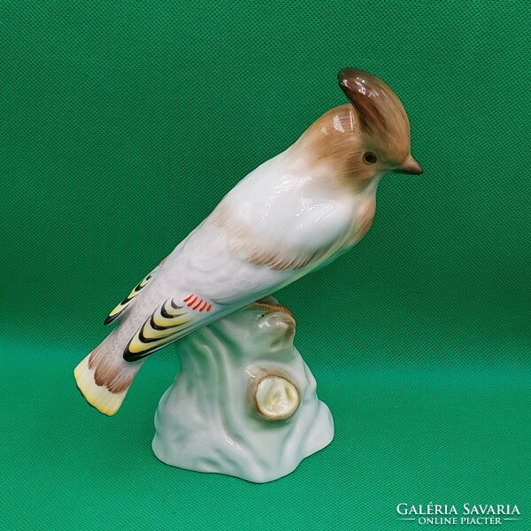 Herendi  Füstös Szajkó porcelán madár figura