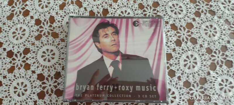 Bryan Ferry+Roxy Music 3 db CD dobozban Platina kollekció