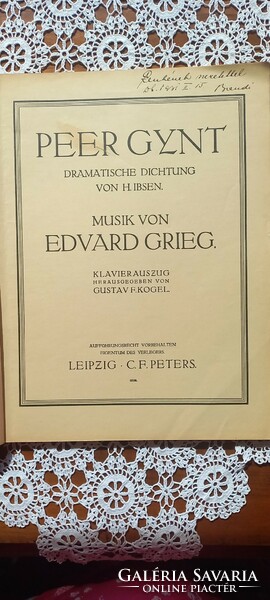 Peer Gynt opera kotta német nyelven