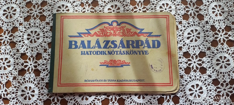 Music book The sixth music book of Árpád Balázs, 1927