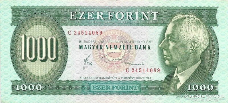 1000 forint 1983 "C" 2.