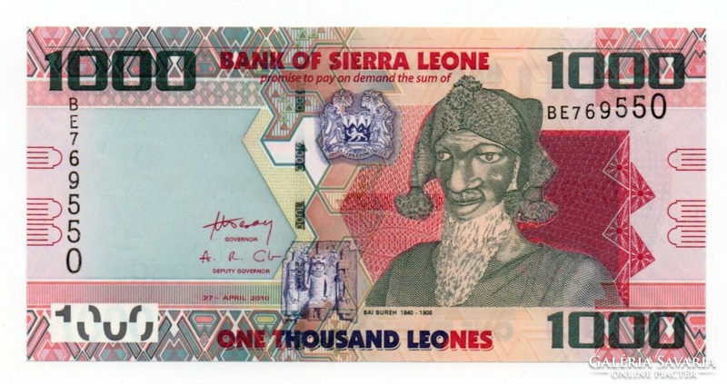 1,000 Leones 2010 Sierra Leone