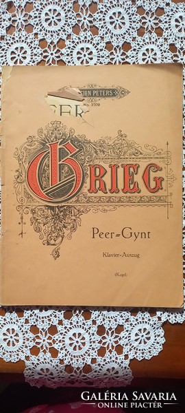 Peer gynt opera sheet music in German